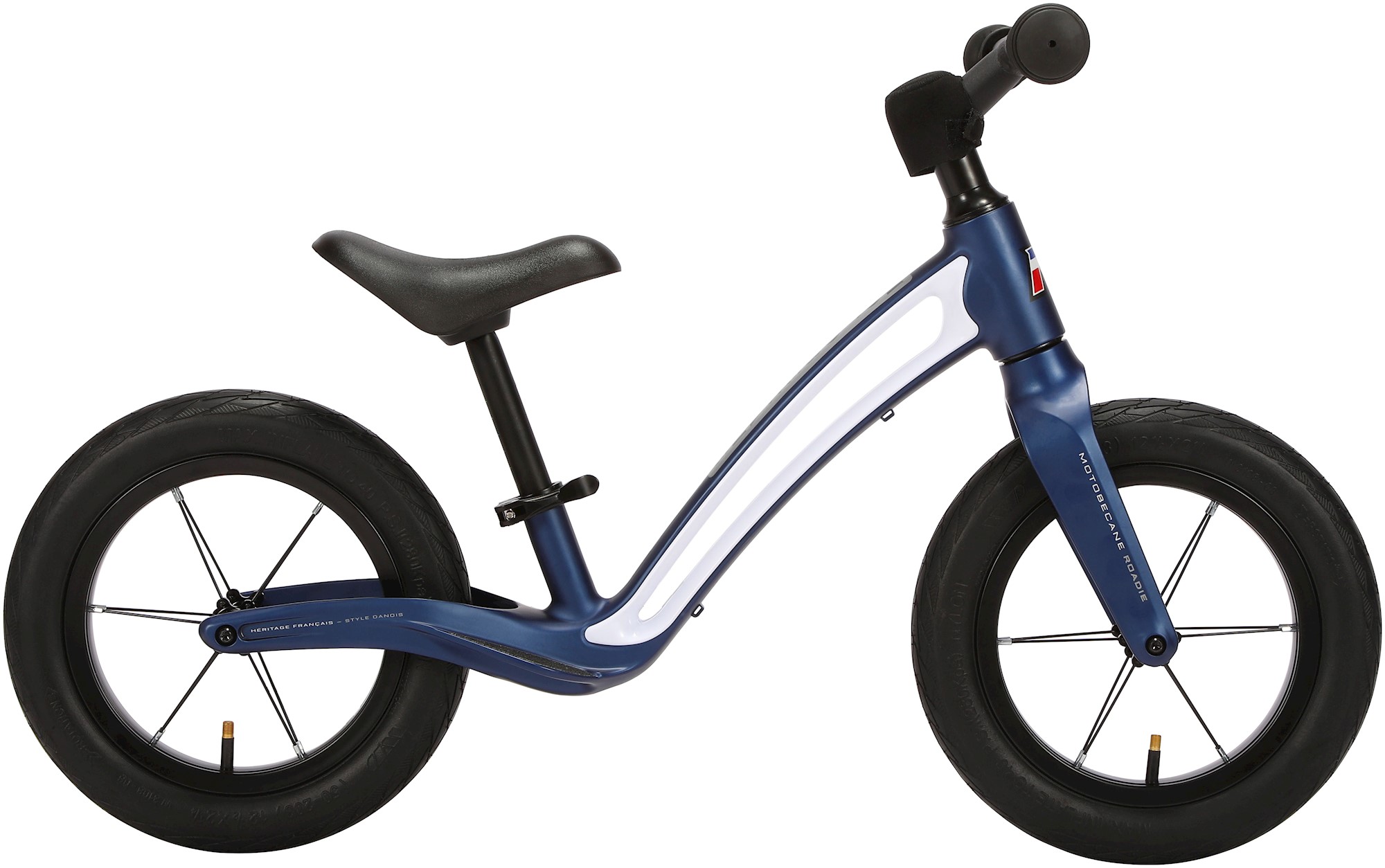 Motobecane Roadie 12" Løbecykel Blå/hvid